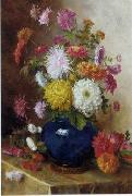 unknow artist Floral, beautiful classical still life of flowers.111 oil painting reproduction